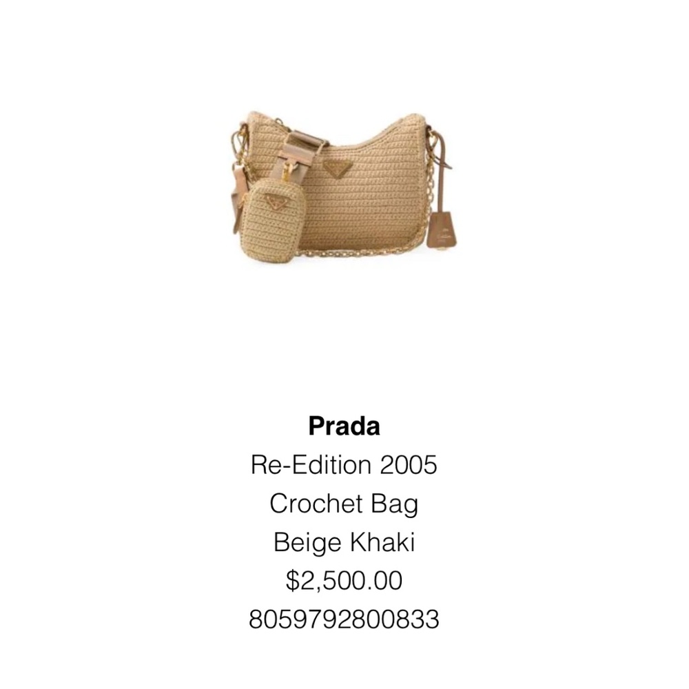 Prada Crochet Bag